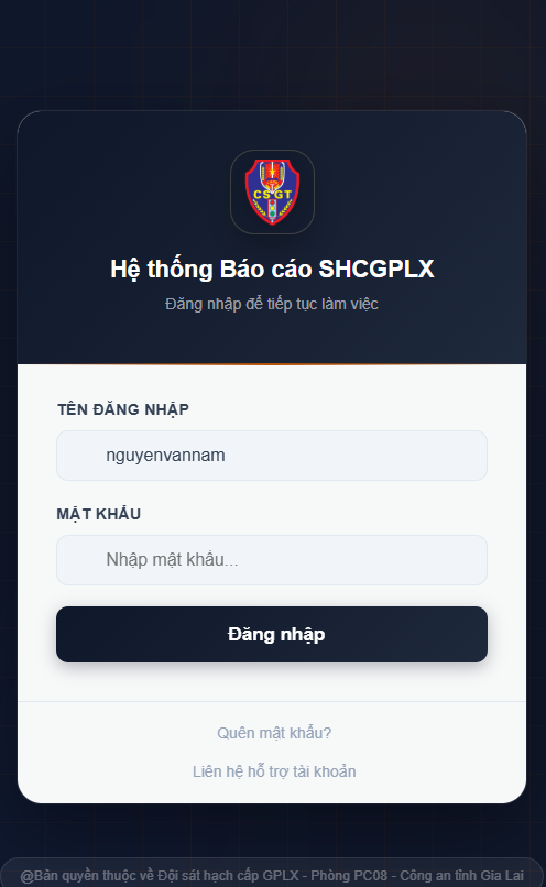Nhập mật khẩu sau khi xác thực OTP