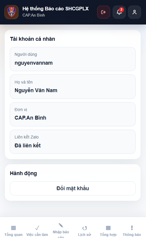 Tài khoản cá nhân
